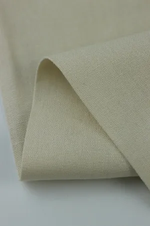 2YD REMNANT; Ivory | Brussels Washer Linen | Robert Kaufman