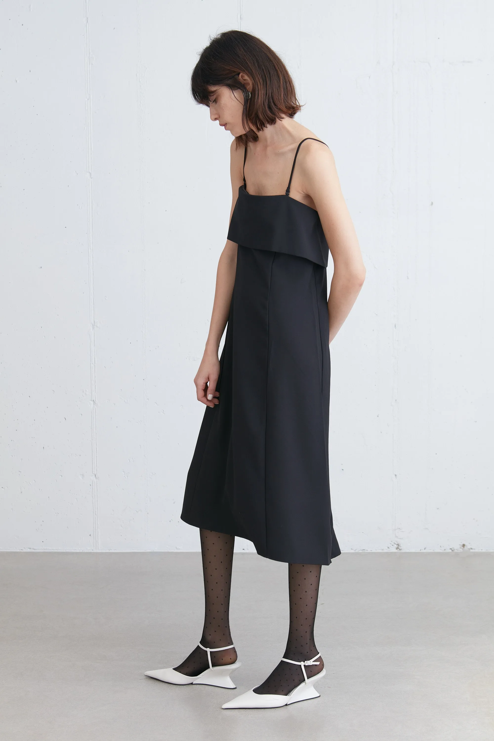 A-LINE TUBE MIDI DRESS