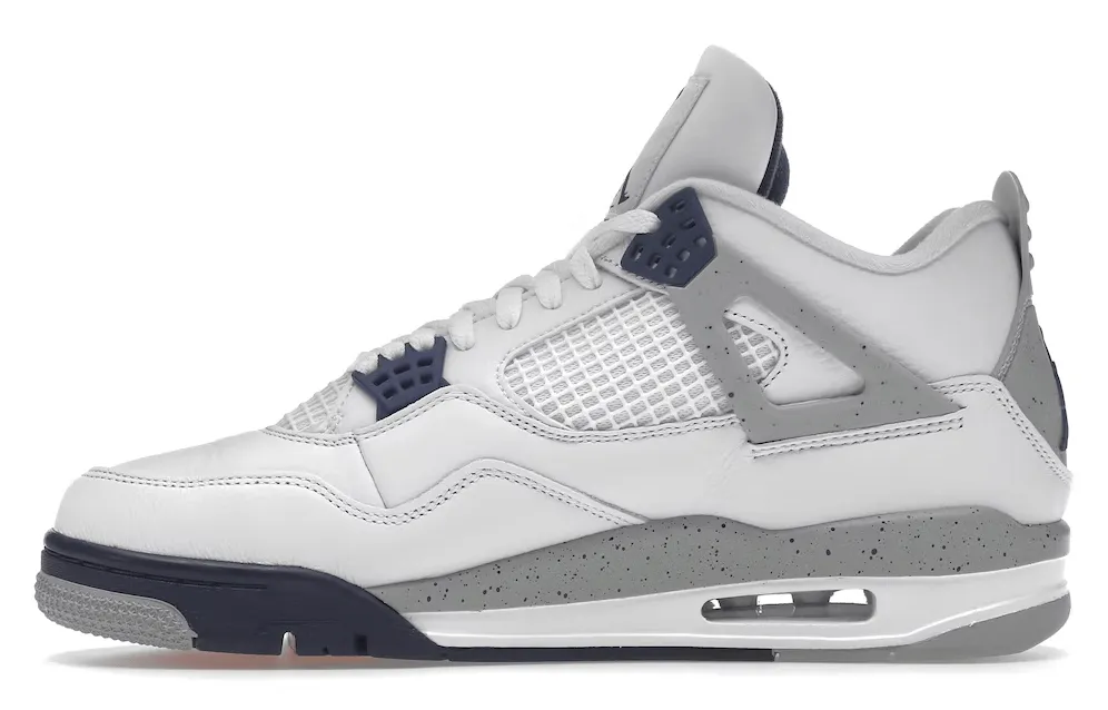 Air Jordan 4 Retro White Midnight Navy