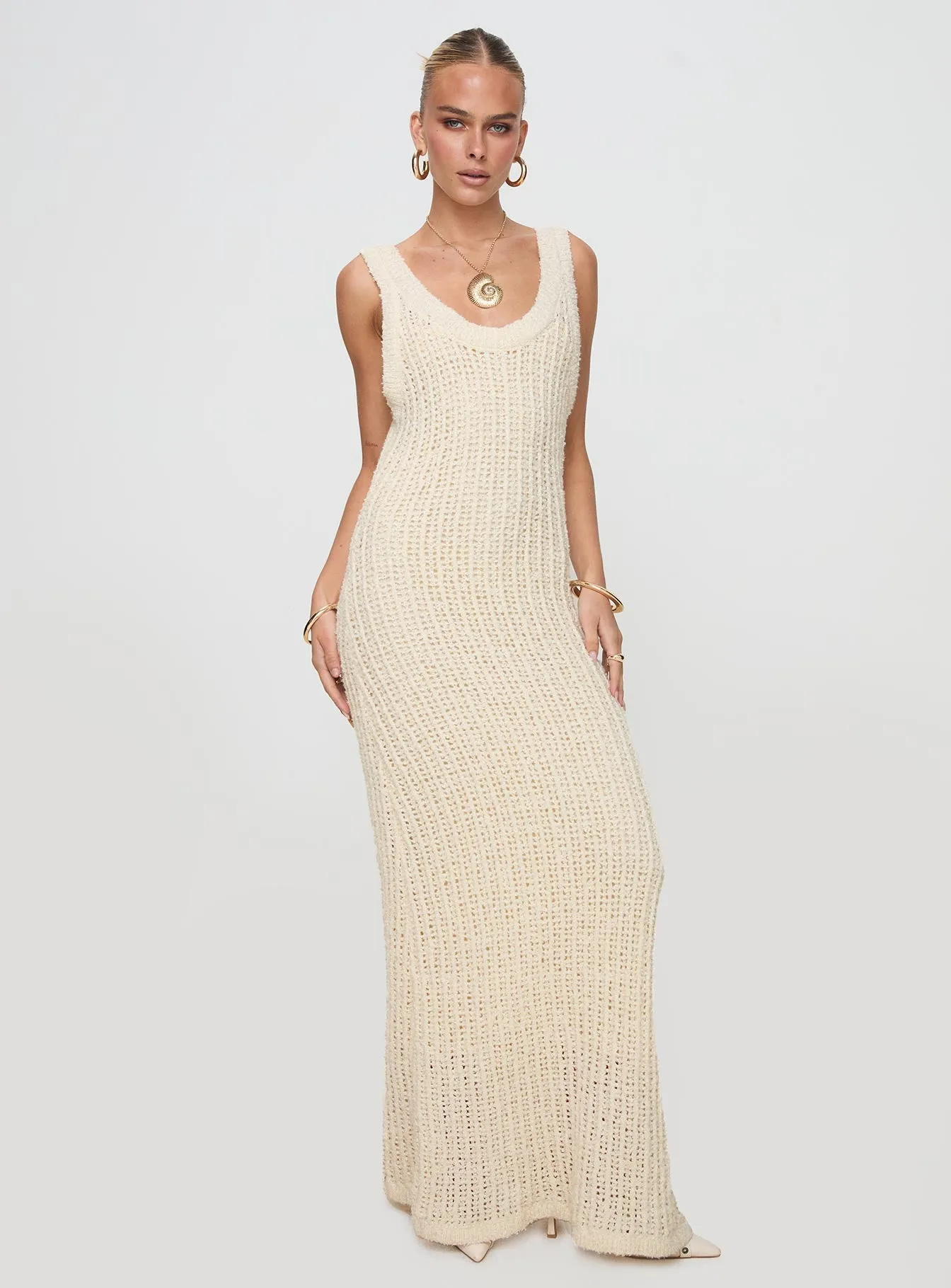 Andiamo Maxi Dress Cream