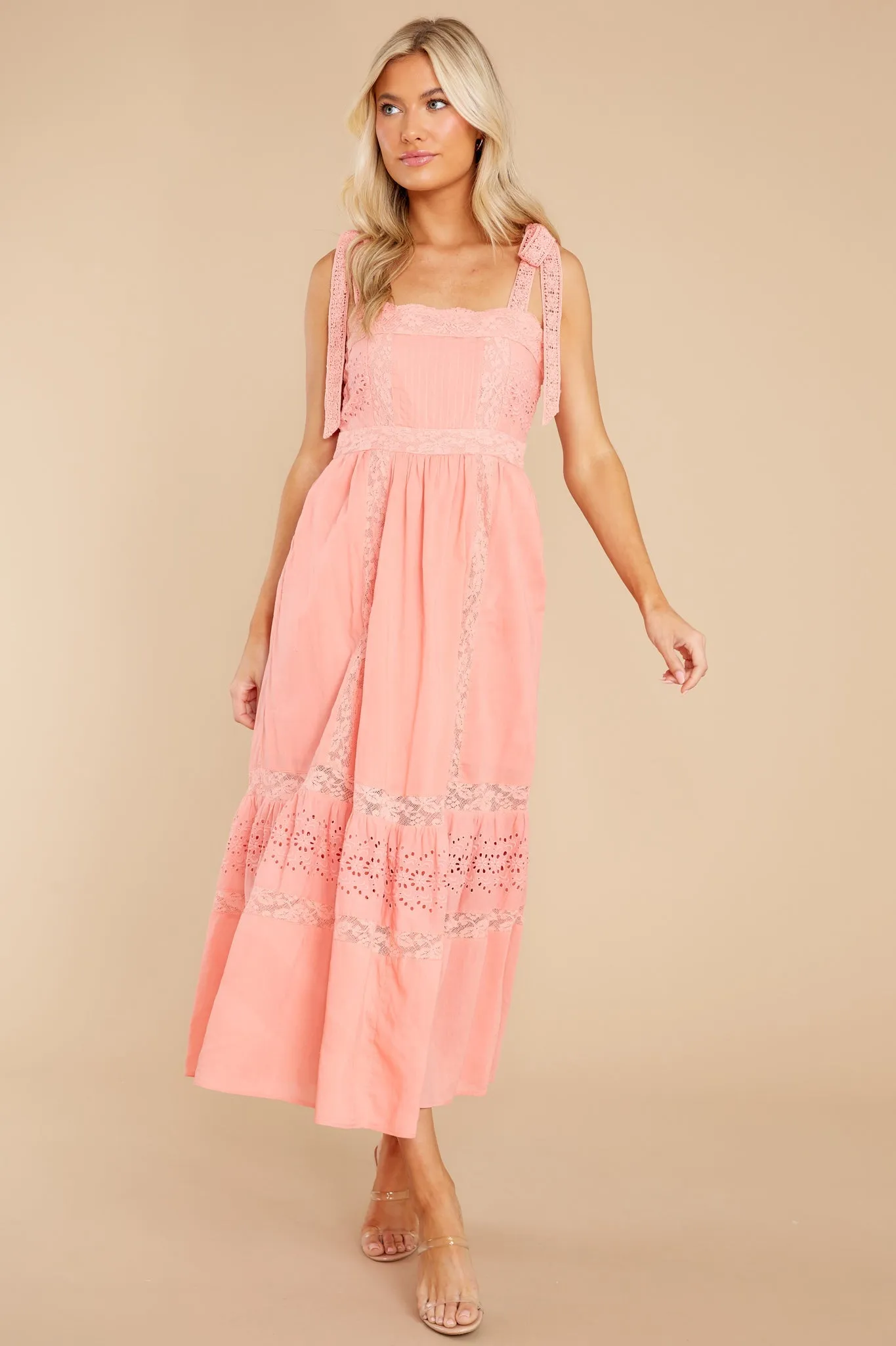 Ayala Peach Blossom Maxi Dress