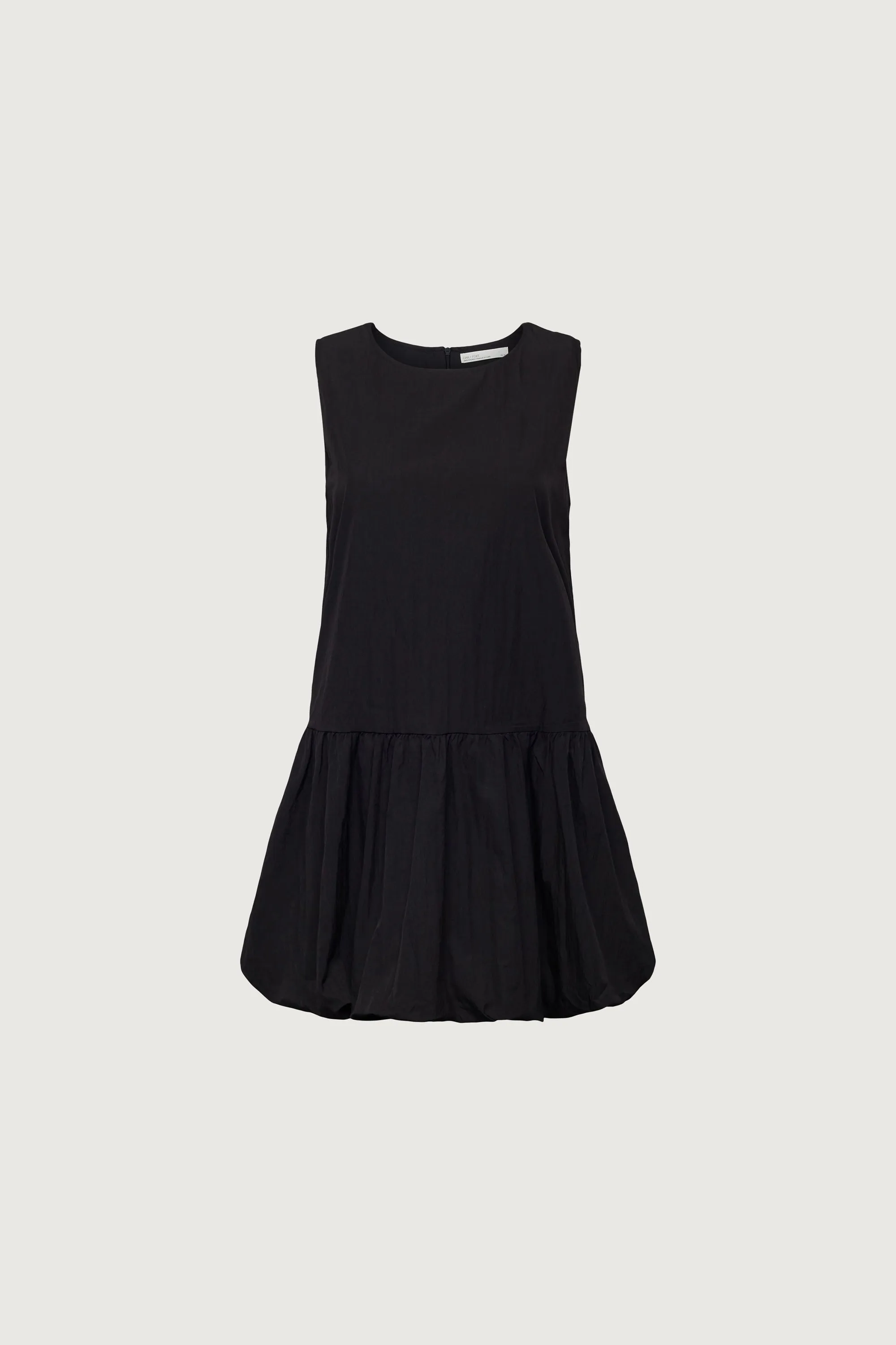 BUBBLE HEM MINI DRESS