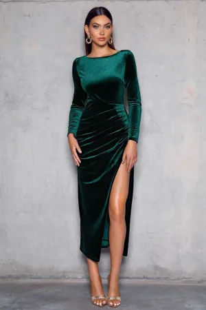 Corrine Dress - Emerald Green