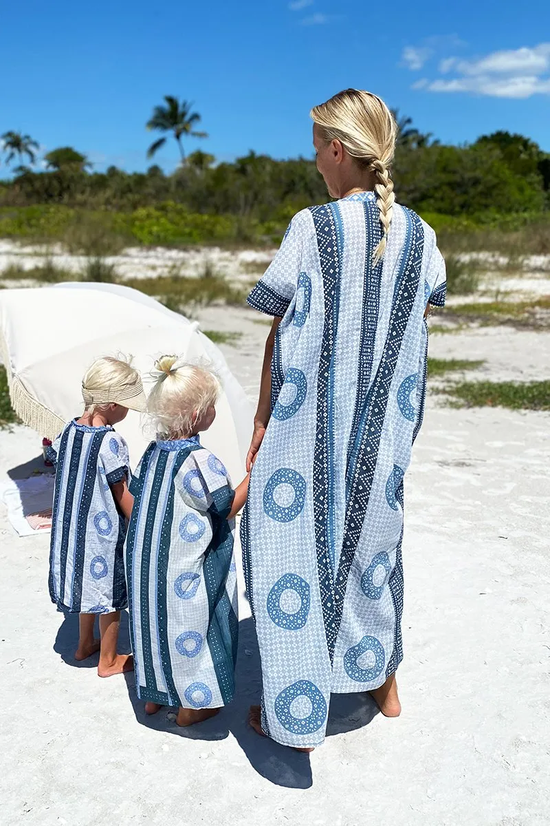 Emerson Fry Caftan Cerulean Long