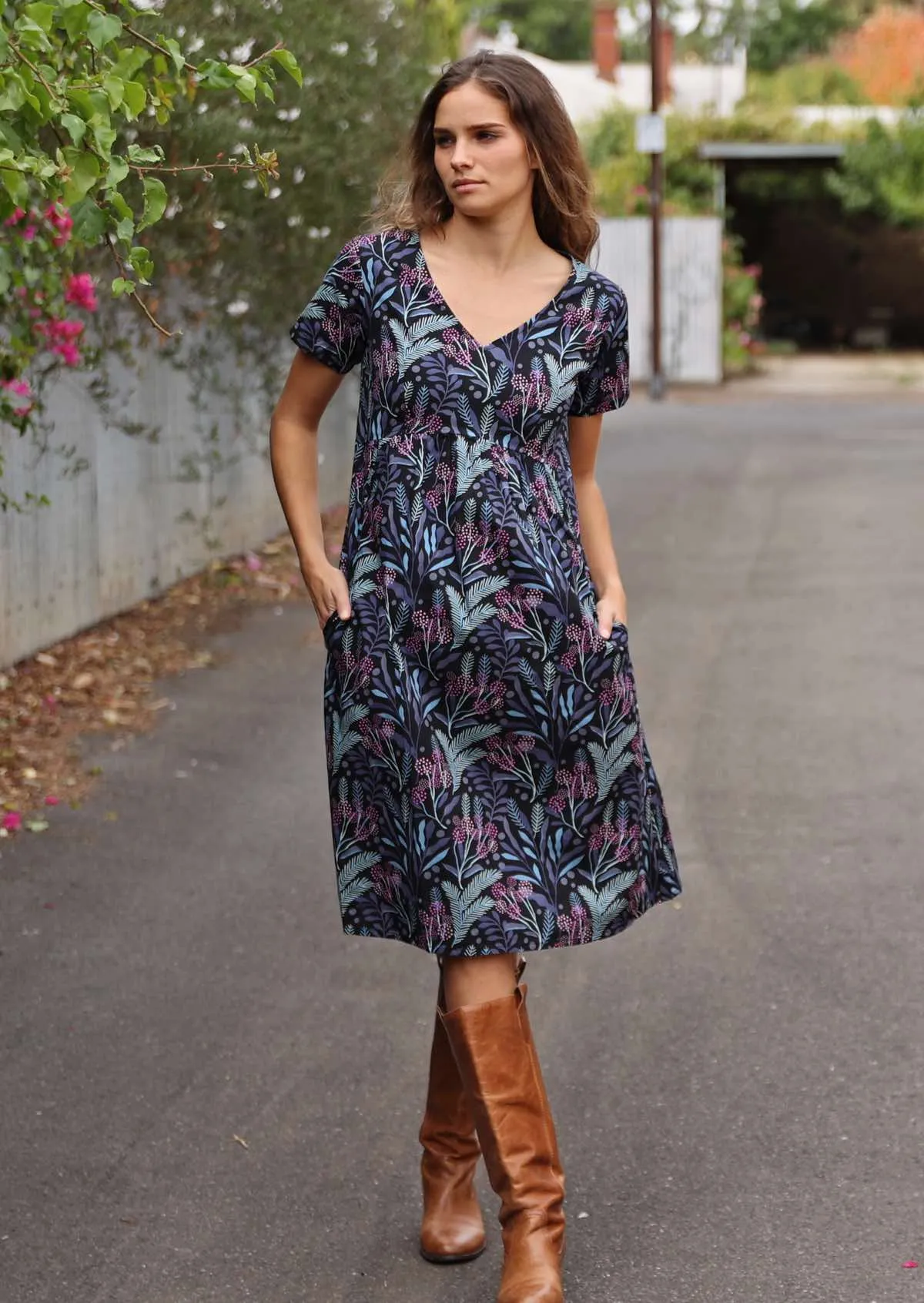 Etta Dress Obsidian