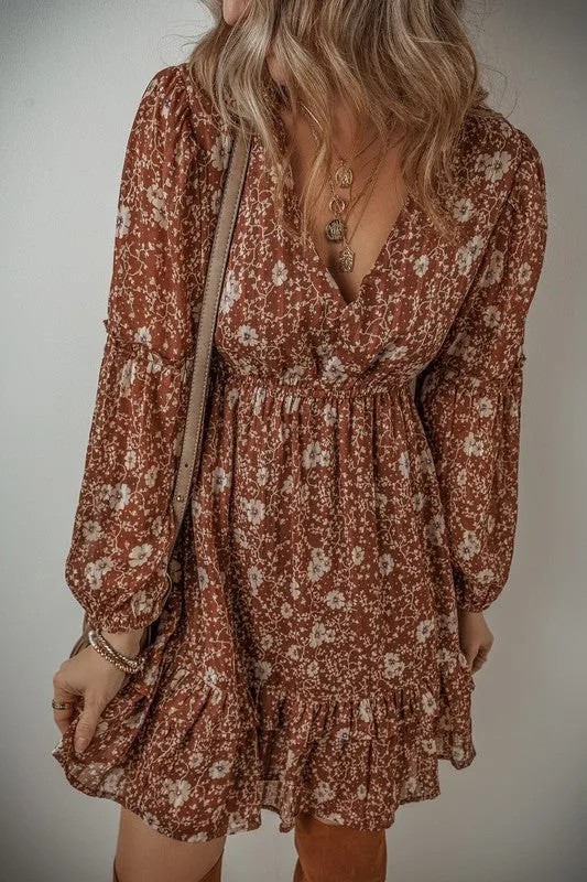 Fall Print Dress