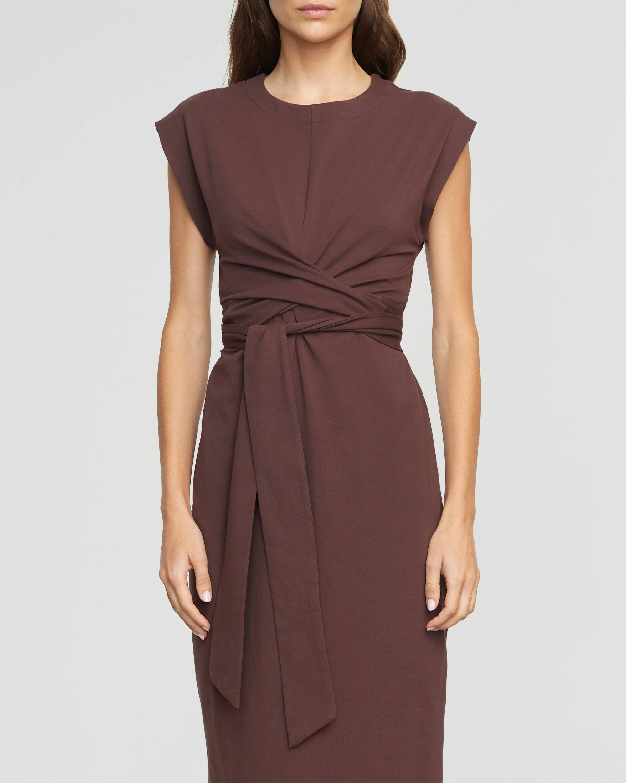 Fei Tie-Front Organic Cotton Dress