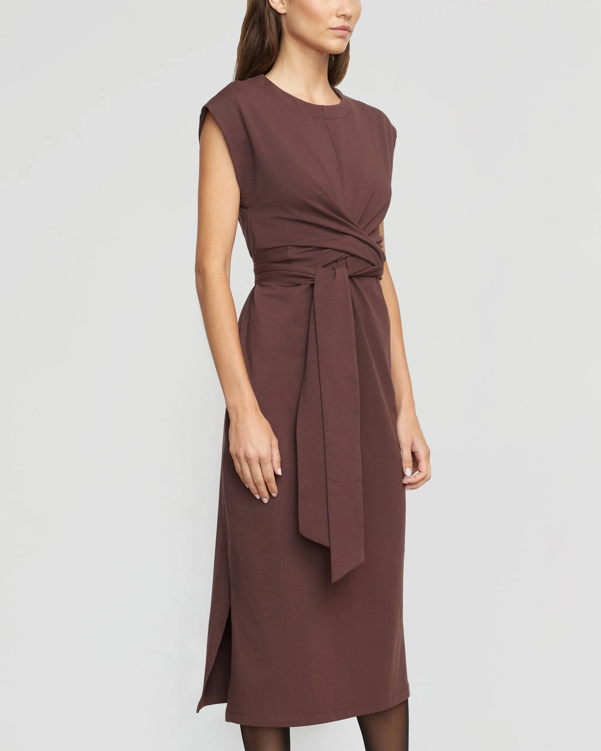 Fei Tie-Front Organic Cotton Dress