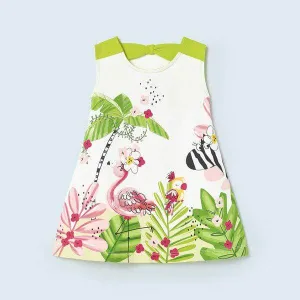 FLORAL PATTERN DRESS FOR BABY GIRLS