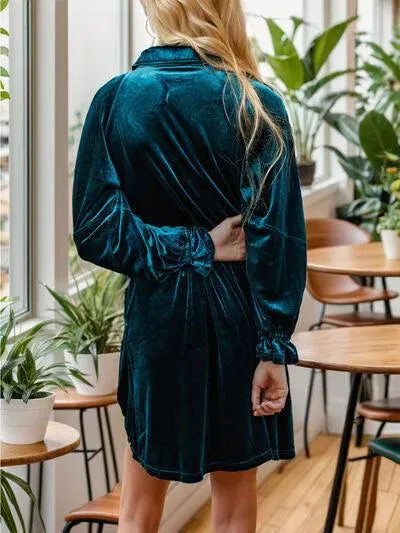 Get the Cutest Peacock Blue Dress