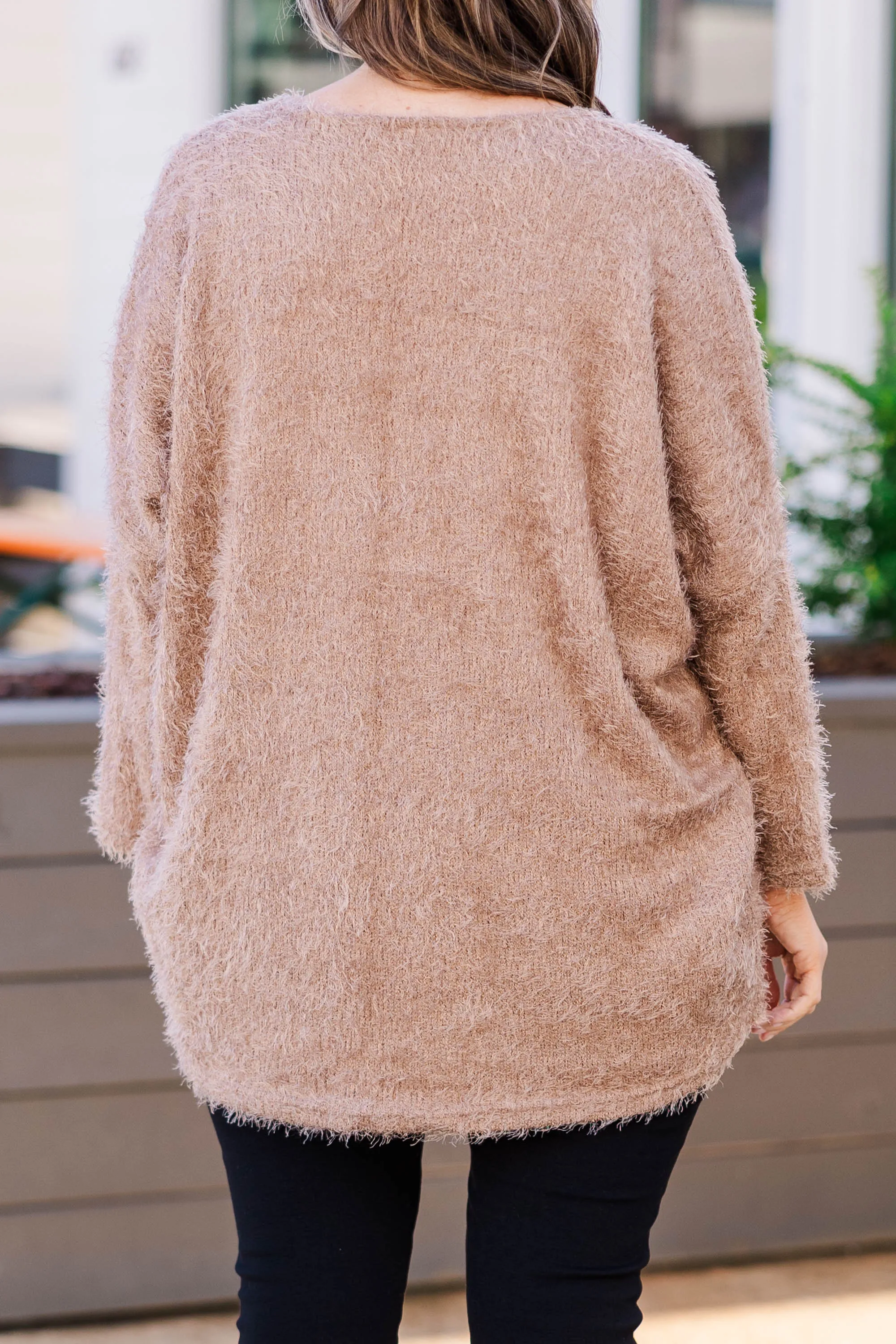 Heart So Big Cardigan, Taupe