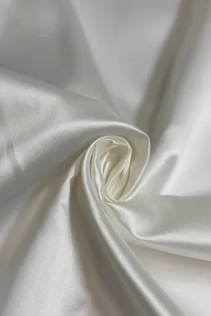 Ivory Italian Satin Organza