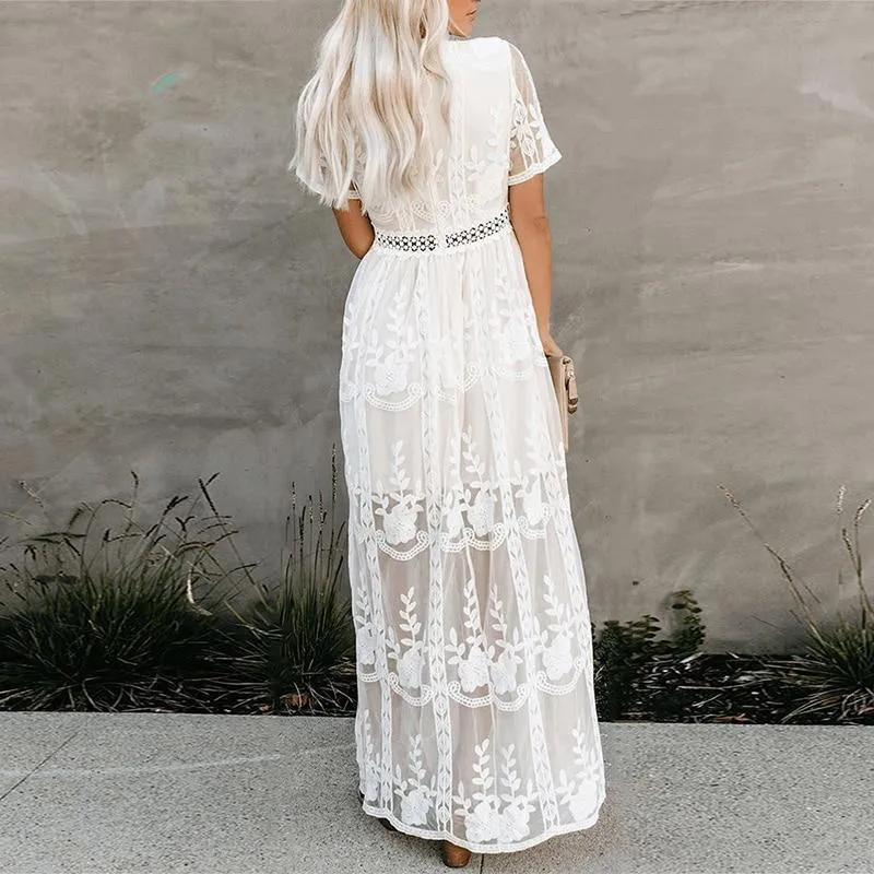 Lace Boho Flowy dress