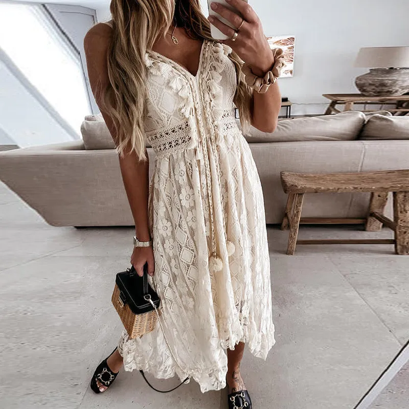 Lace Boho Flowy dress