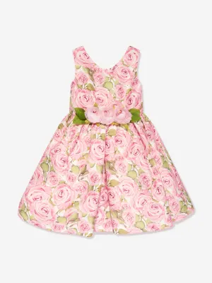 Mama Luma Girls Rose Dress in Pink