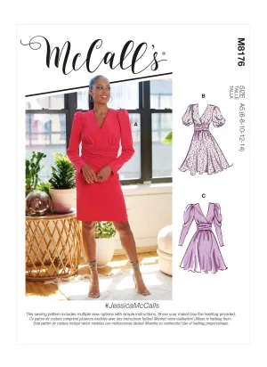 McCall's Pattern M8176 Misses' Dresses