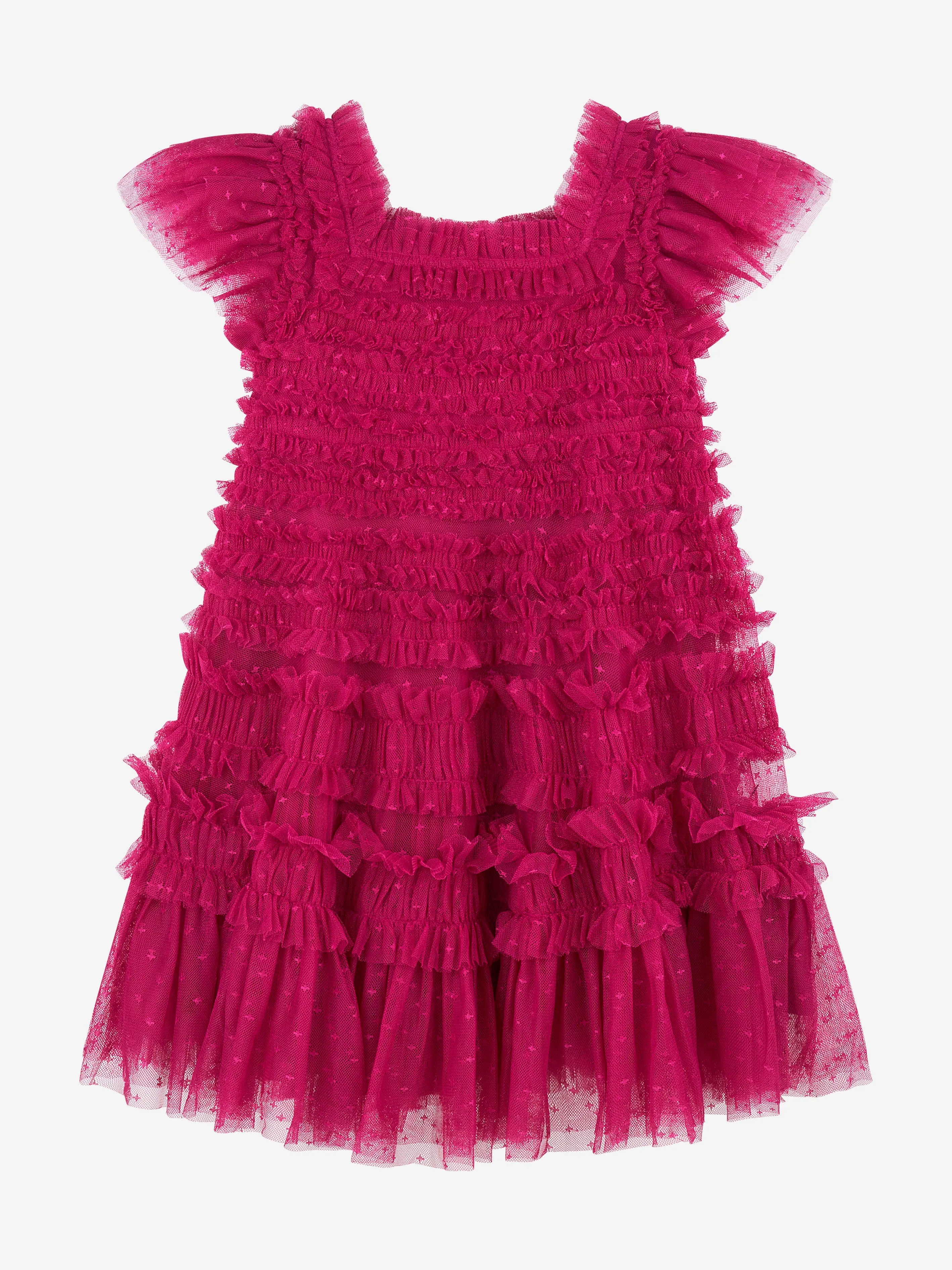 Needle & Thread Girls Lisette Dress in Pink