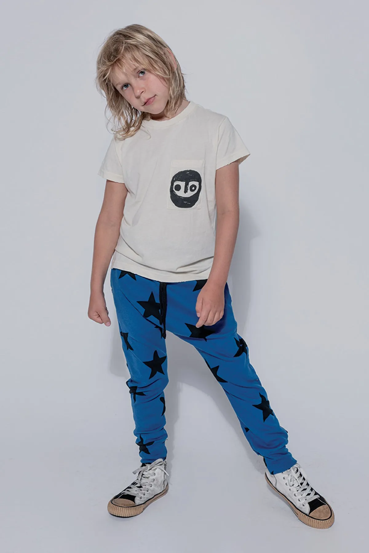 Nununu Light Star Baggy Kids Pants - Blue