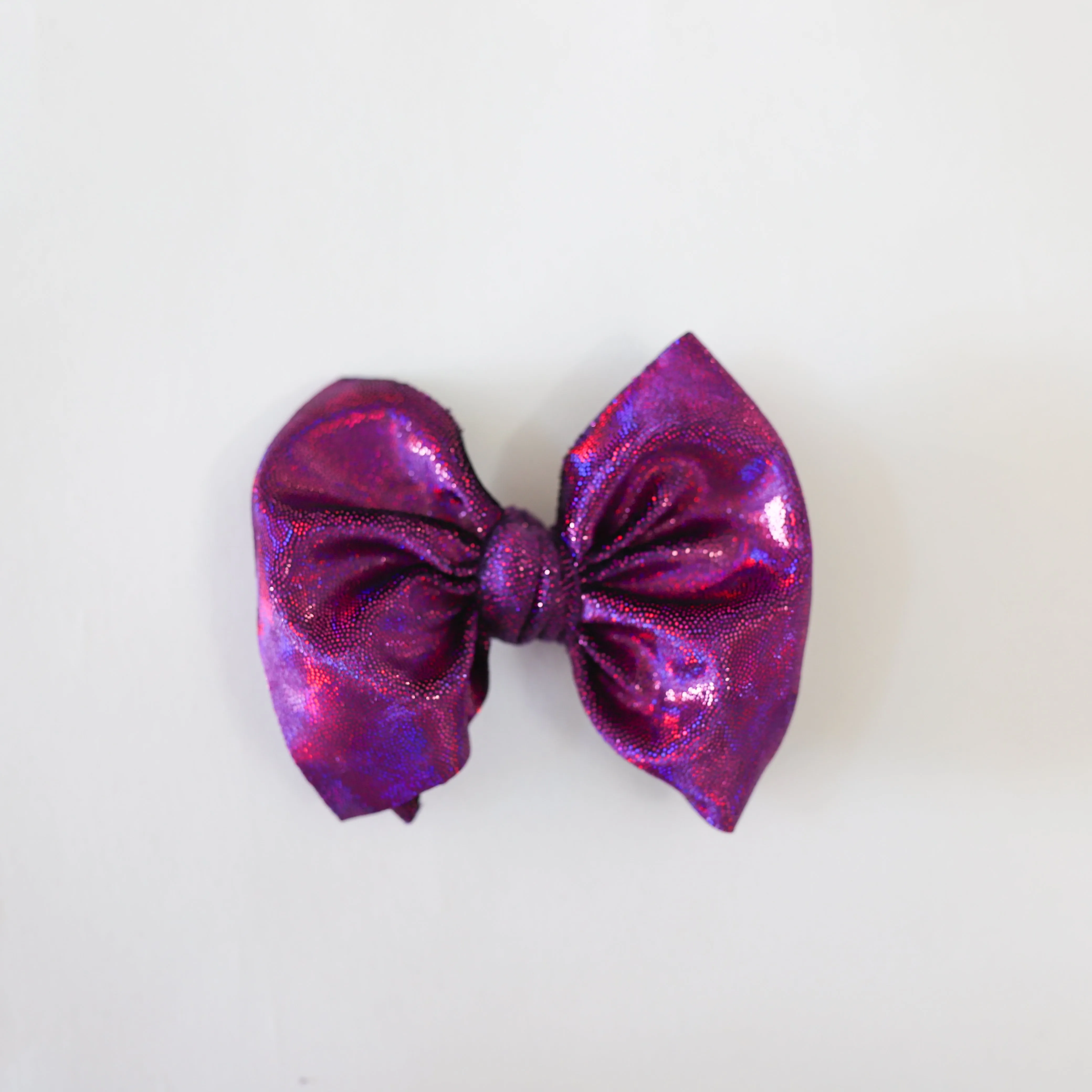 Purple Velvet Shimmer Bow