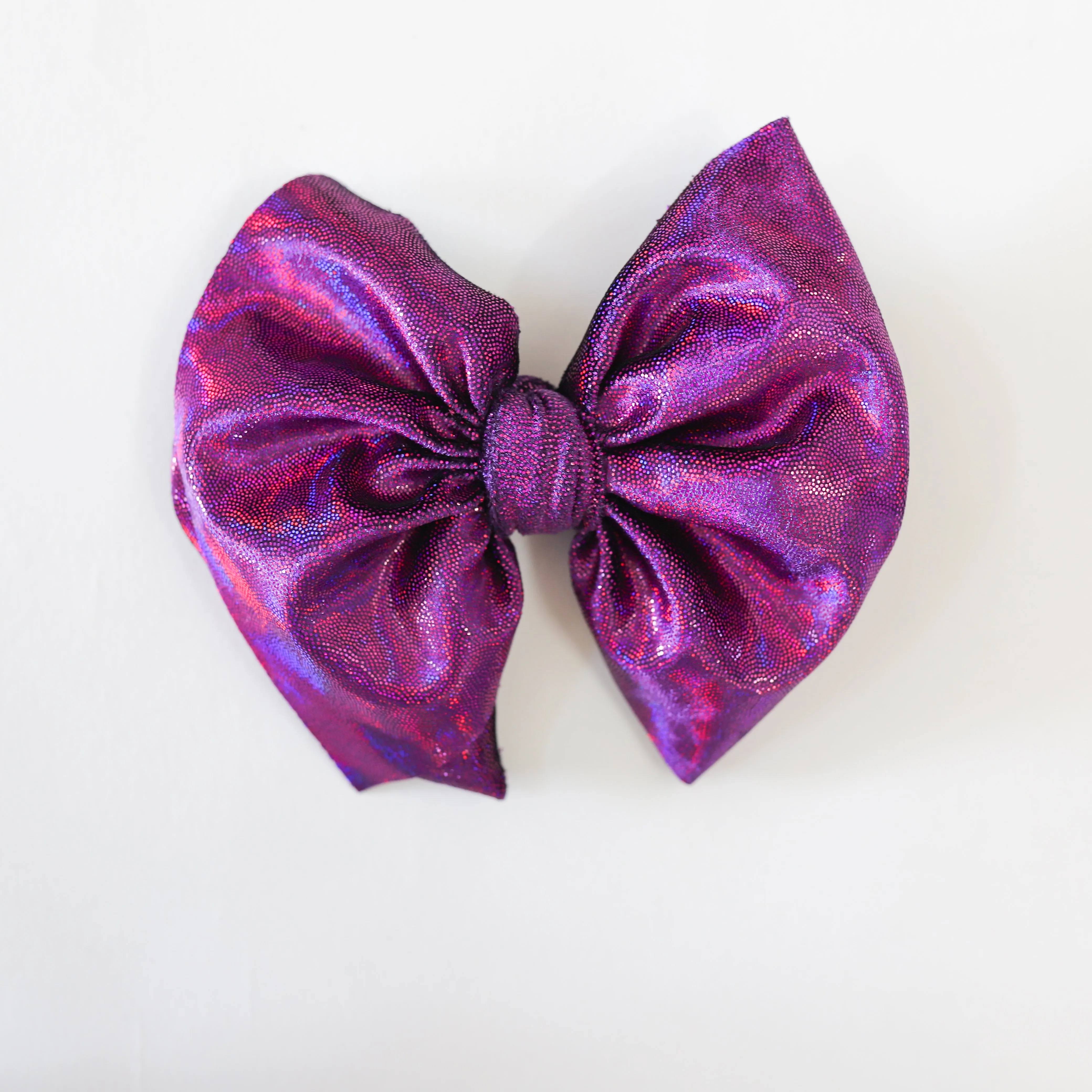 Purple Velvet Shimmer Bow