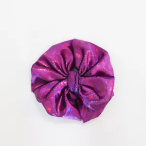 Purple Velvet Shimmer Bow