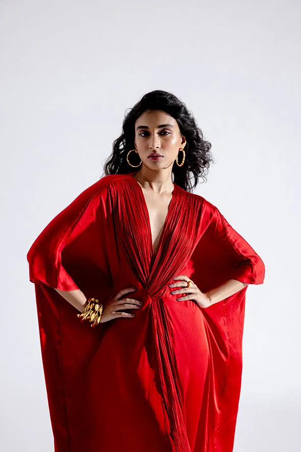 Regal Kaftan in Red