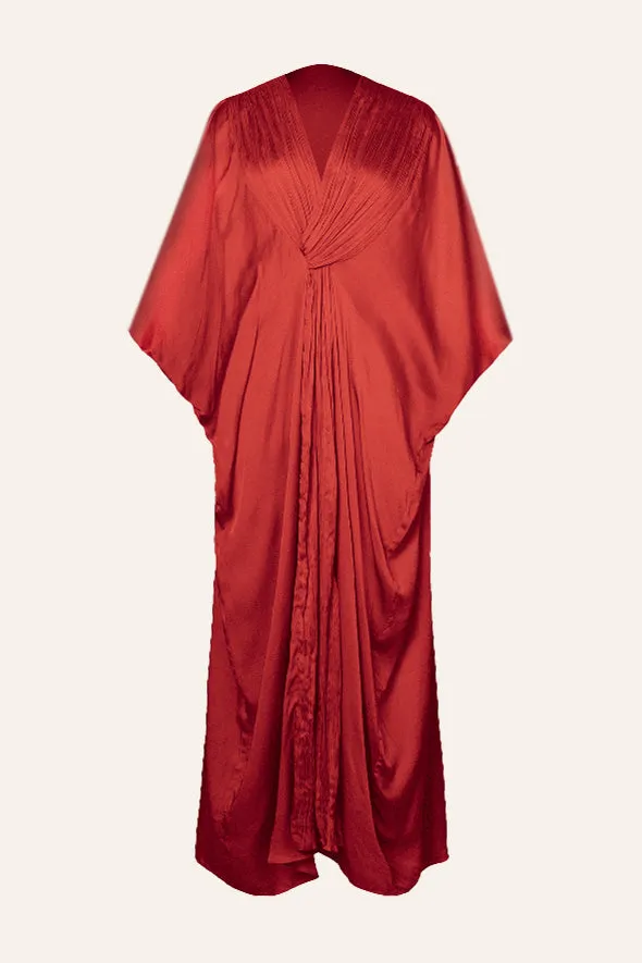 Regal Kaftan in Red