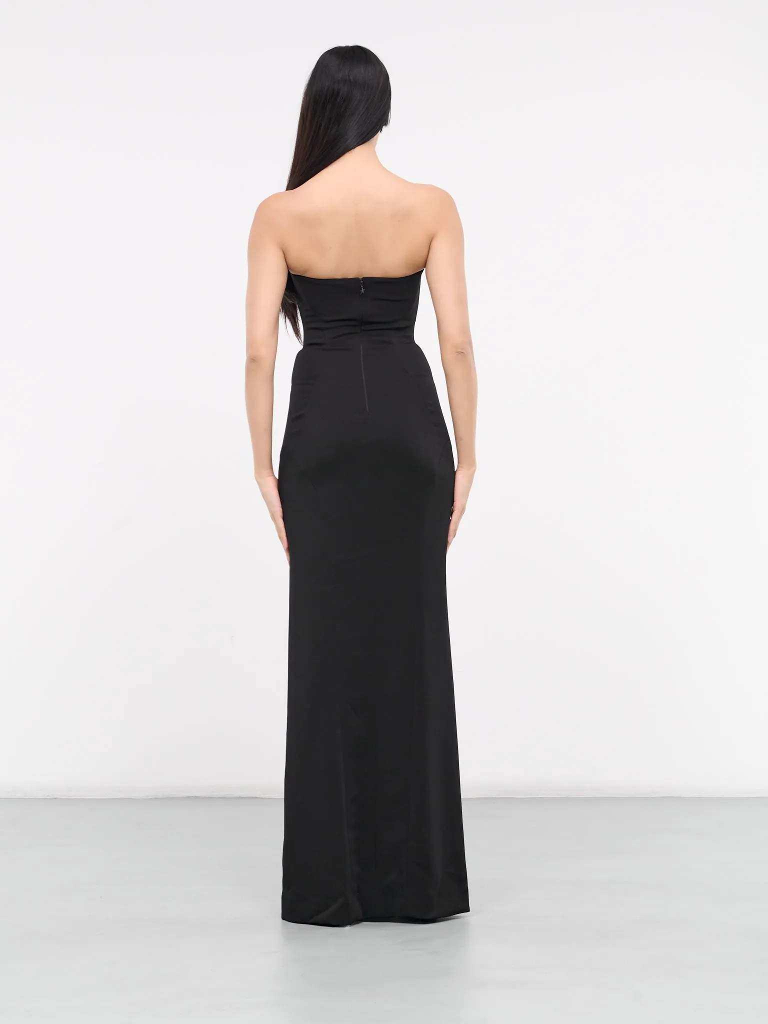 Signature Structured Strapless Gown (24P1RO1550470-BLACK)