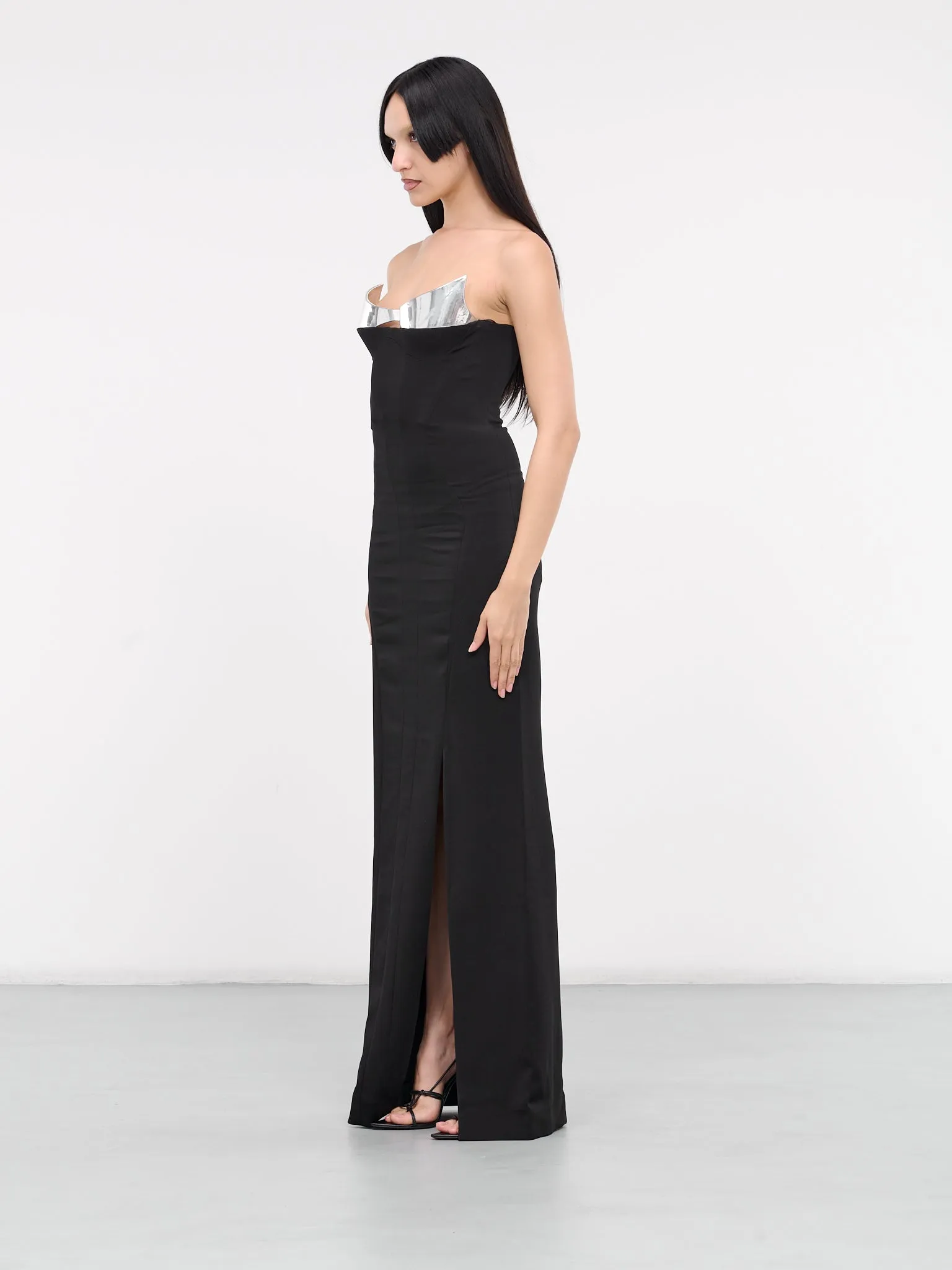 Signature Structured Strapless Gown (24P1RO1550470-BLACK)