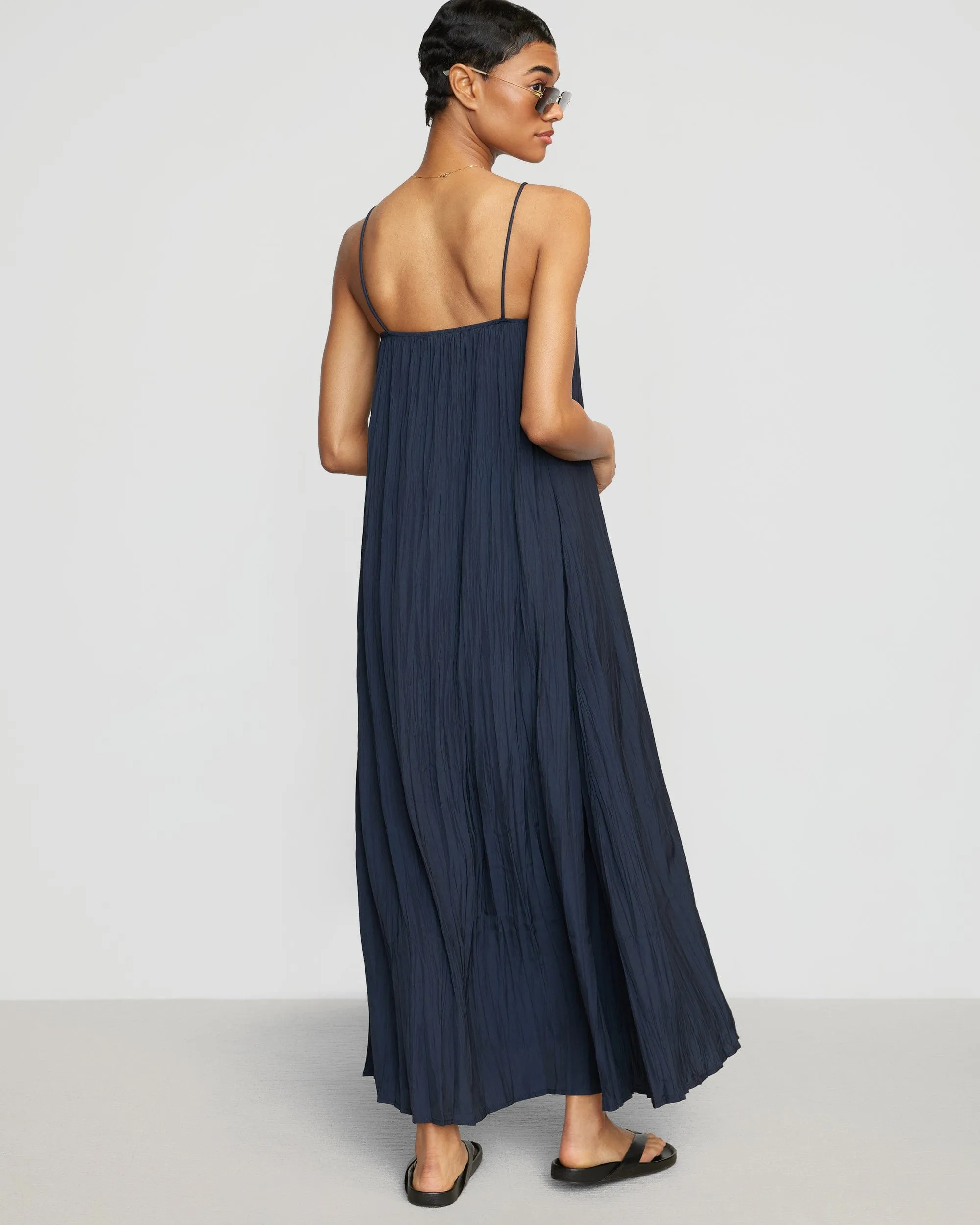 Solange Crinkled Maxi Dress