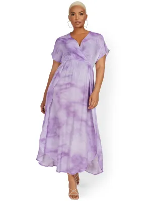 Tie-Dye Gauze Maxi Dress