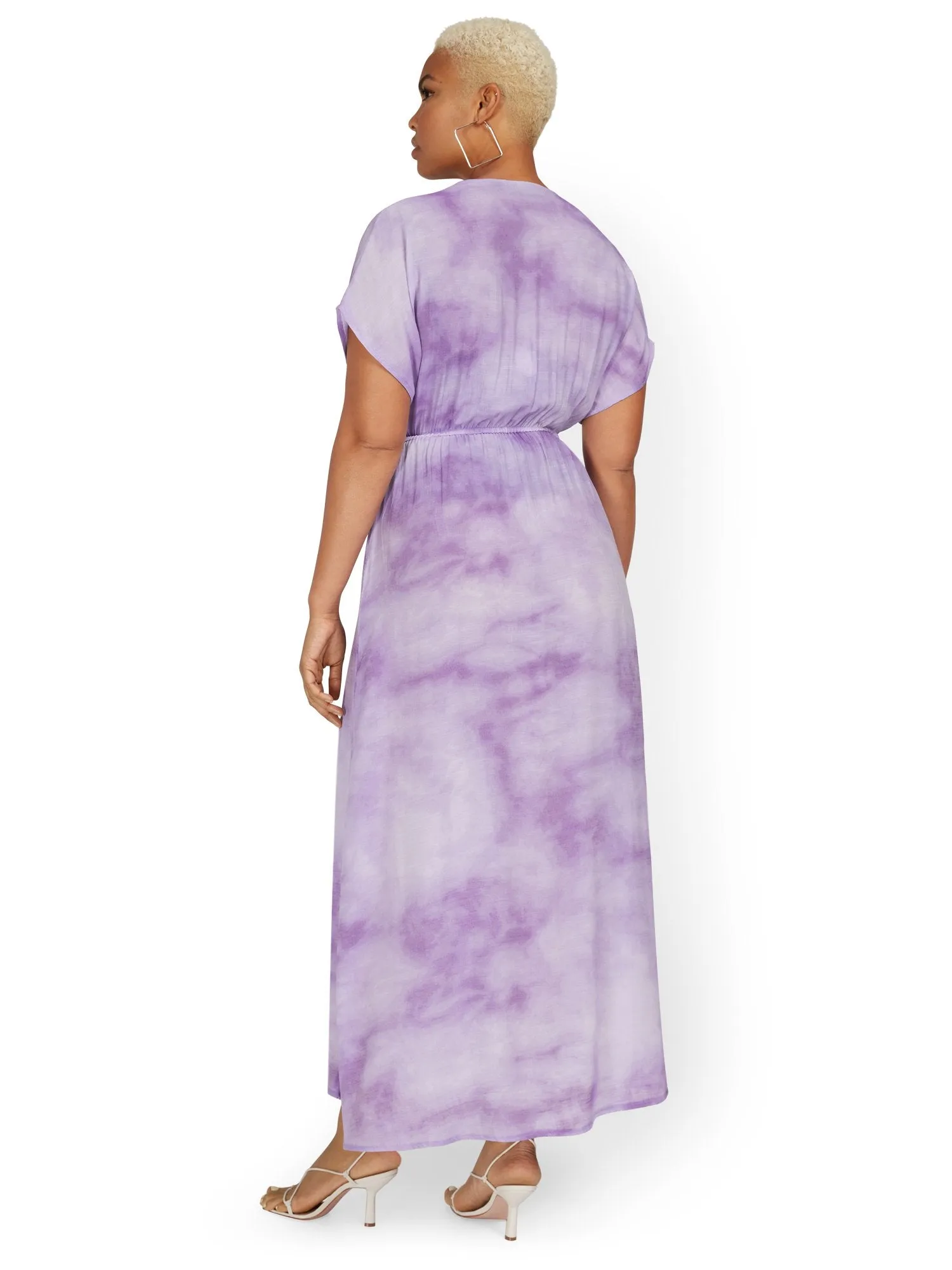 Tie-Dye Gauze Maxi Dress