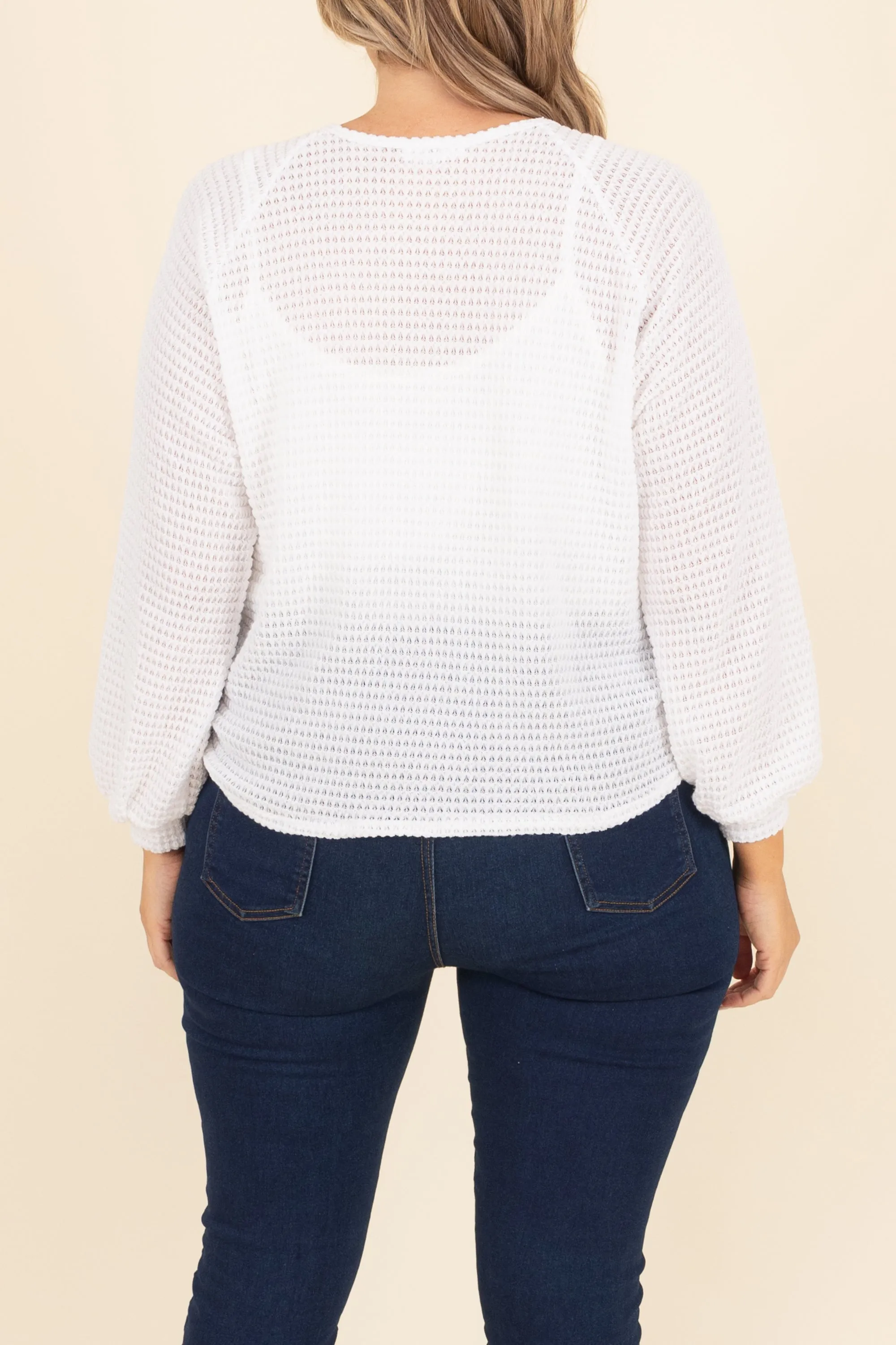 Trendy Wendy Top, White